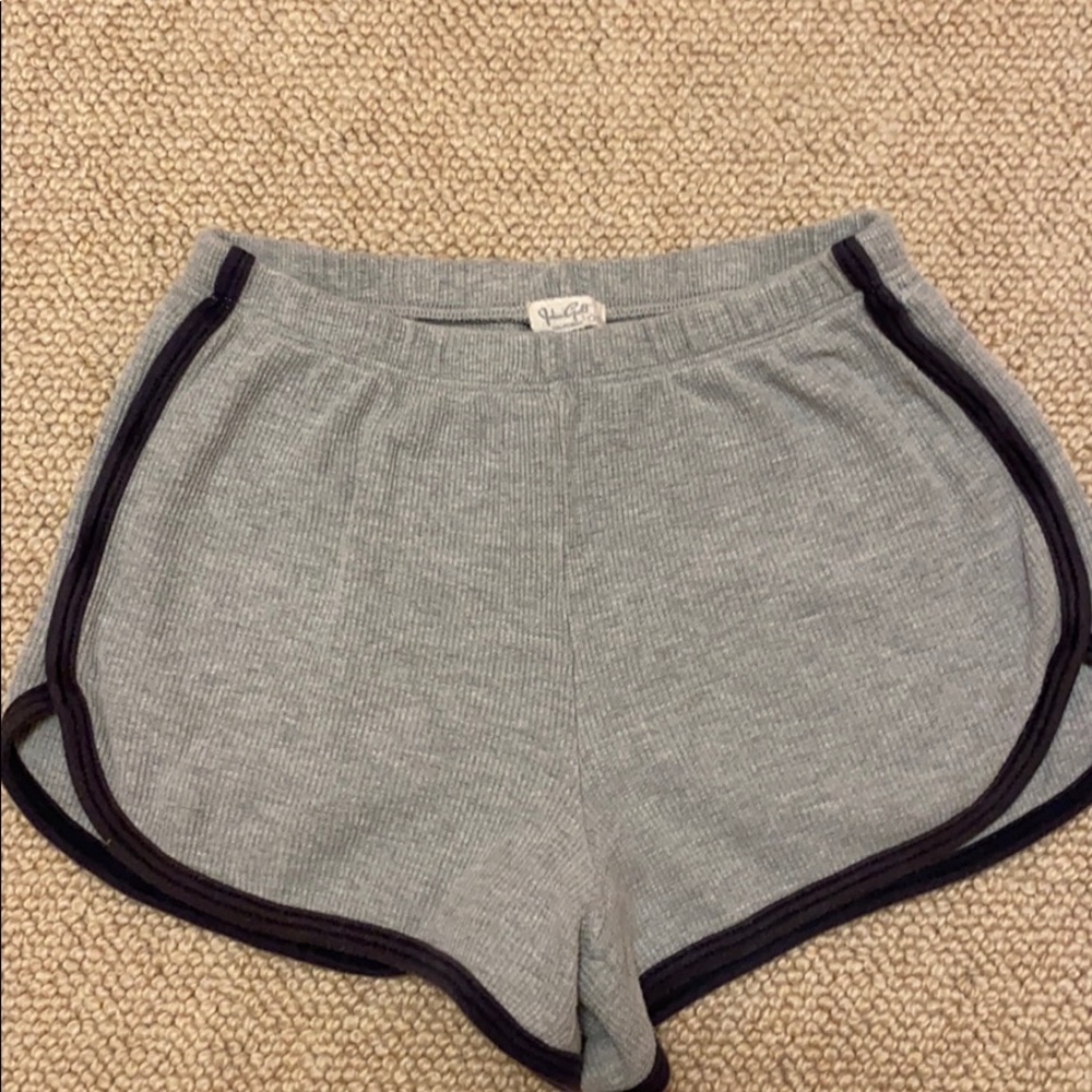 Brandy Melville grey thermal shorts